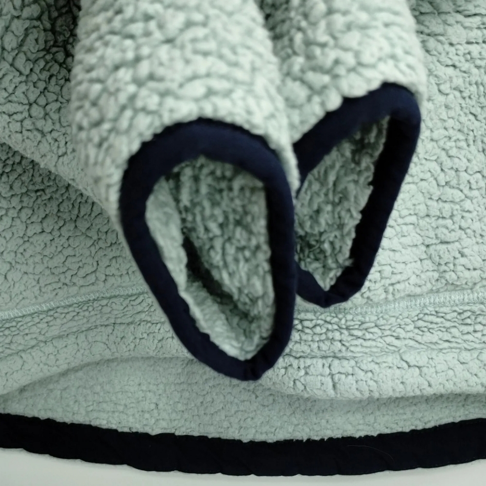 The North‎ Face Campshire Pullover Fleece Blue Hoodie - Picture 8 of 13